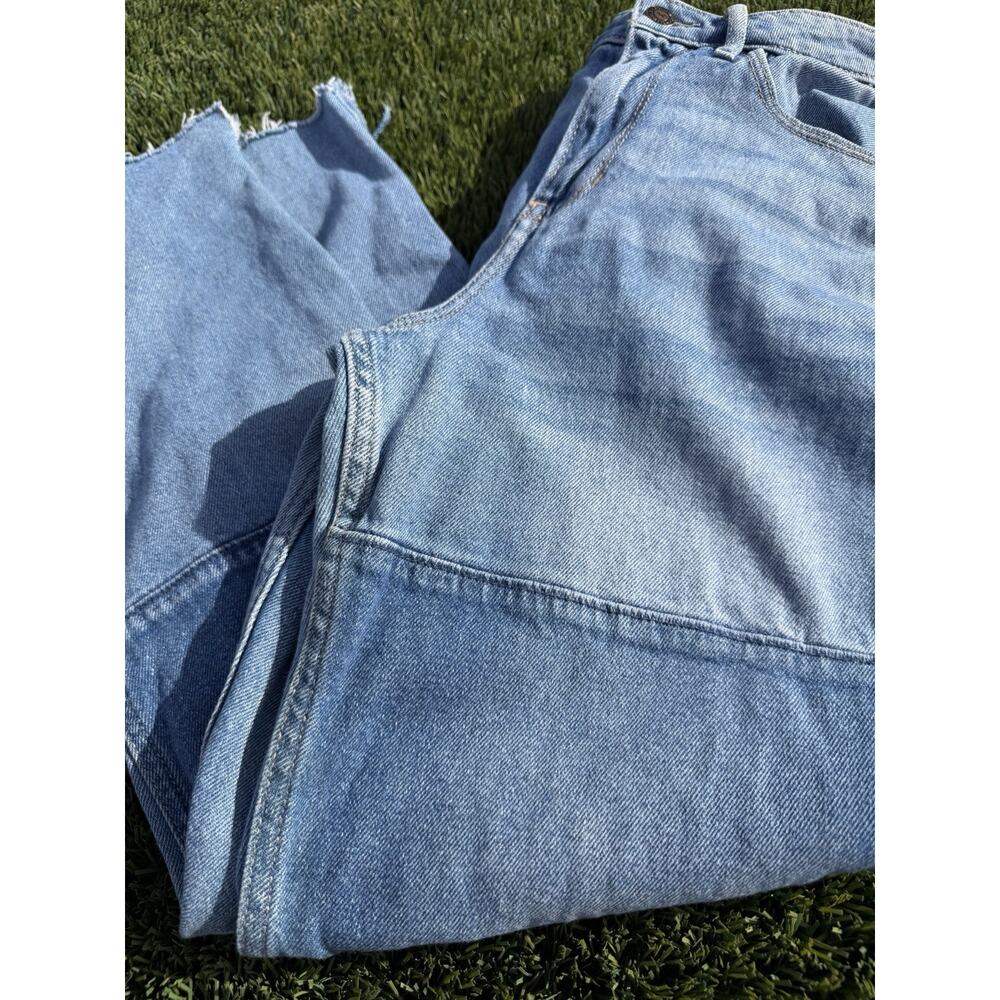 Hollister Ultra High-Rise Mom Jeans Black Stretch Distressed Denim Women 25x27 - Picture 2 of 5